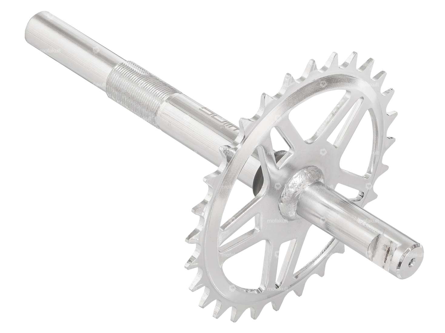 swiing® revival pedal axle 28 teeth chrome | Tigra Pionier P30-74, P30-R, Caravelle Carousel Image 1