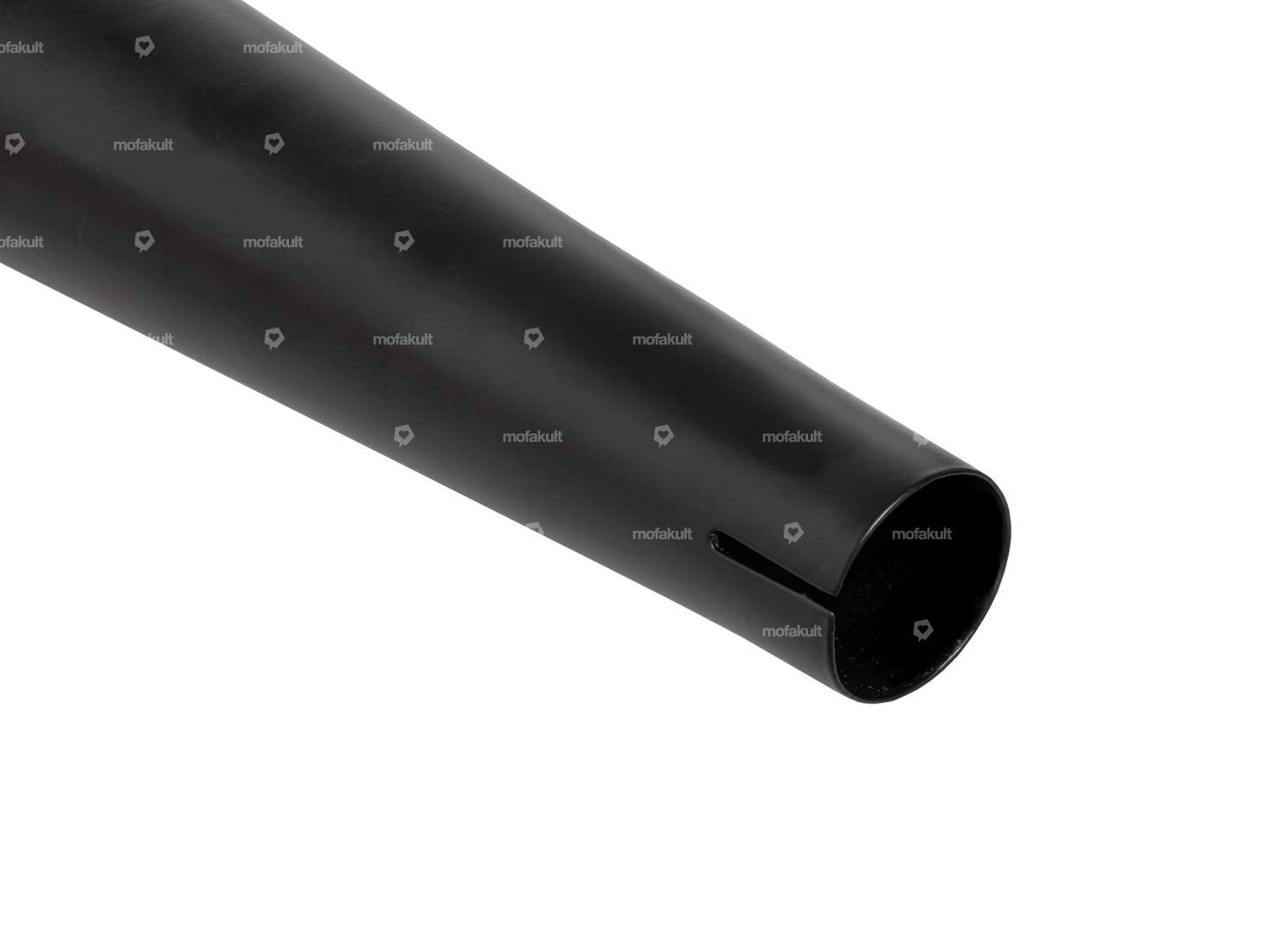 Exhaust Boss Demper Ø 28 / 60 mm with tab black | Puch Carousel Image 2