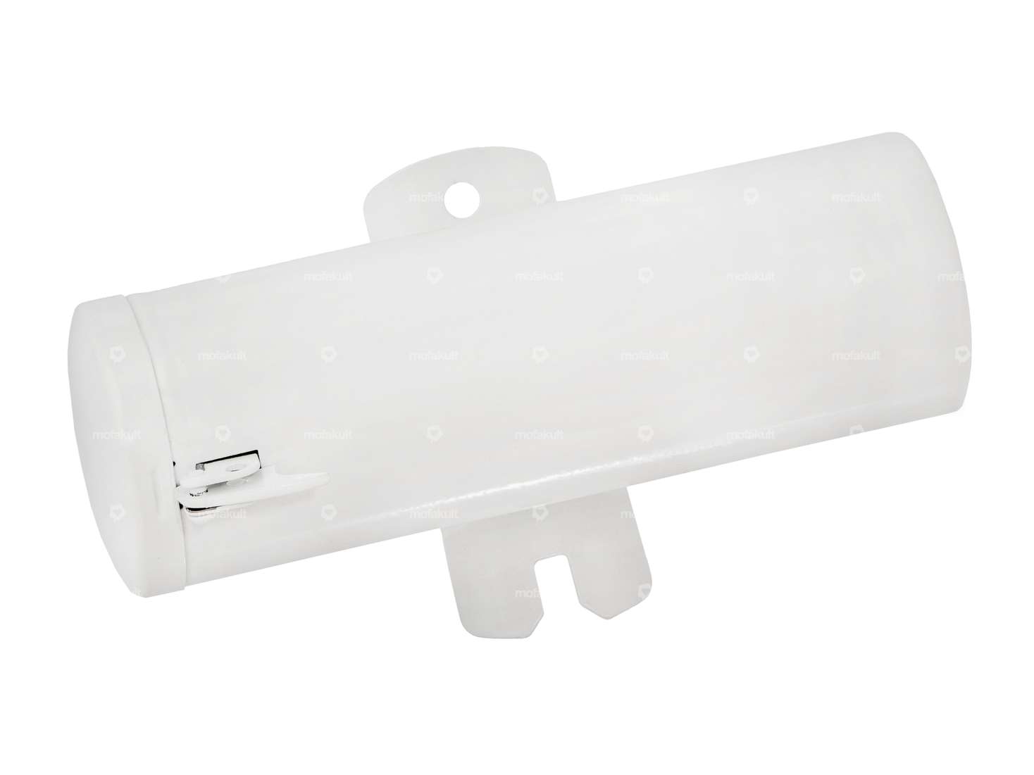 Tool box sheet metal round white Carousel Image 1