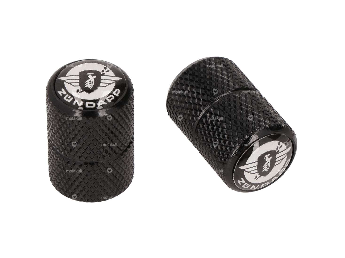 mk-Merch valve cap Zündapp aluminum black Carousel Image 1