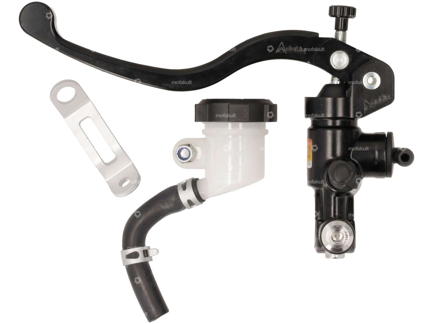 Brake lever adjustable left (14x18 mm brake piston) with external oil reservoir Carousel Image 1
