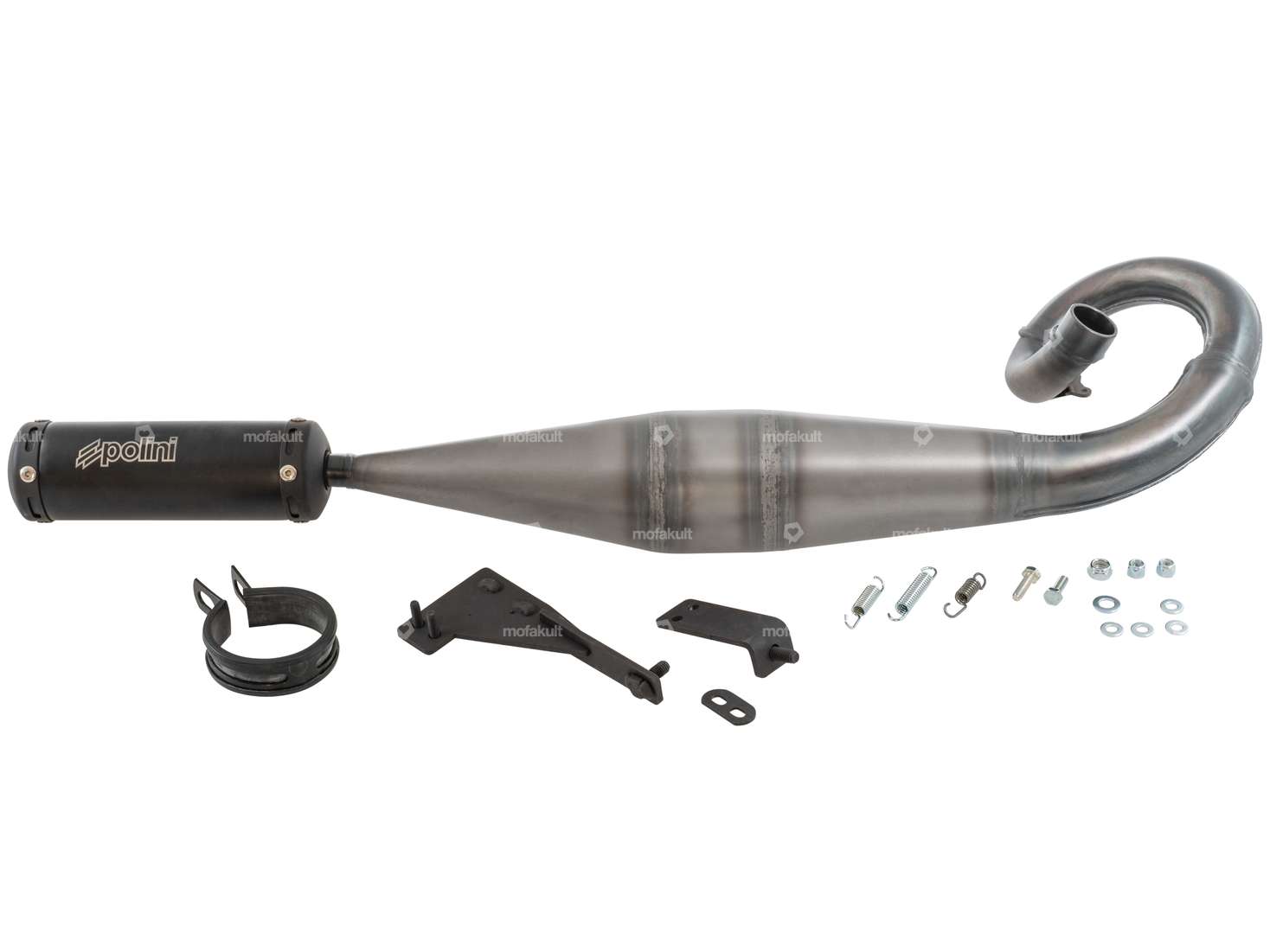Polini EVO exhaust (27 mm connection) | Piaggio Ciao, SI, Bravo, Boxer Carousel Image 1