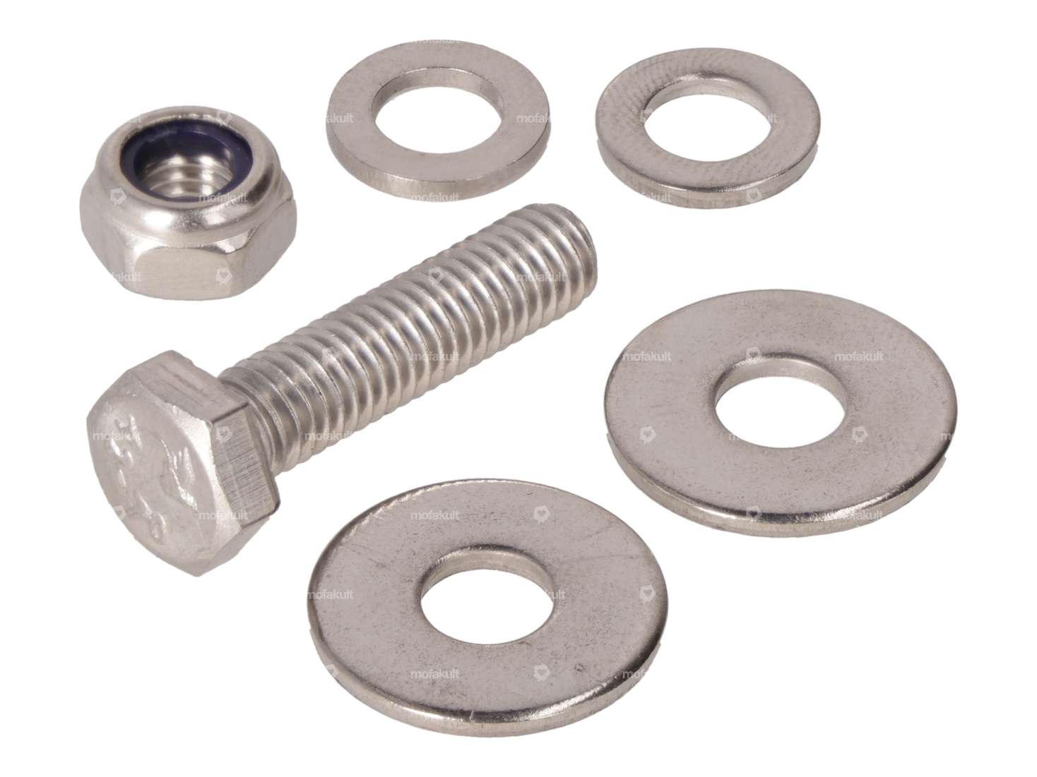 Screw set rear fender Inox original | Piaggio Ciao Carousel Image 1