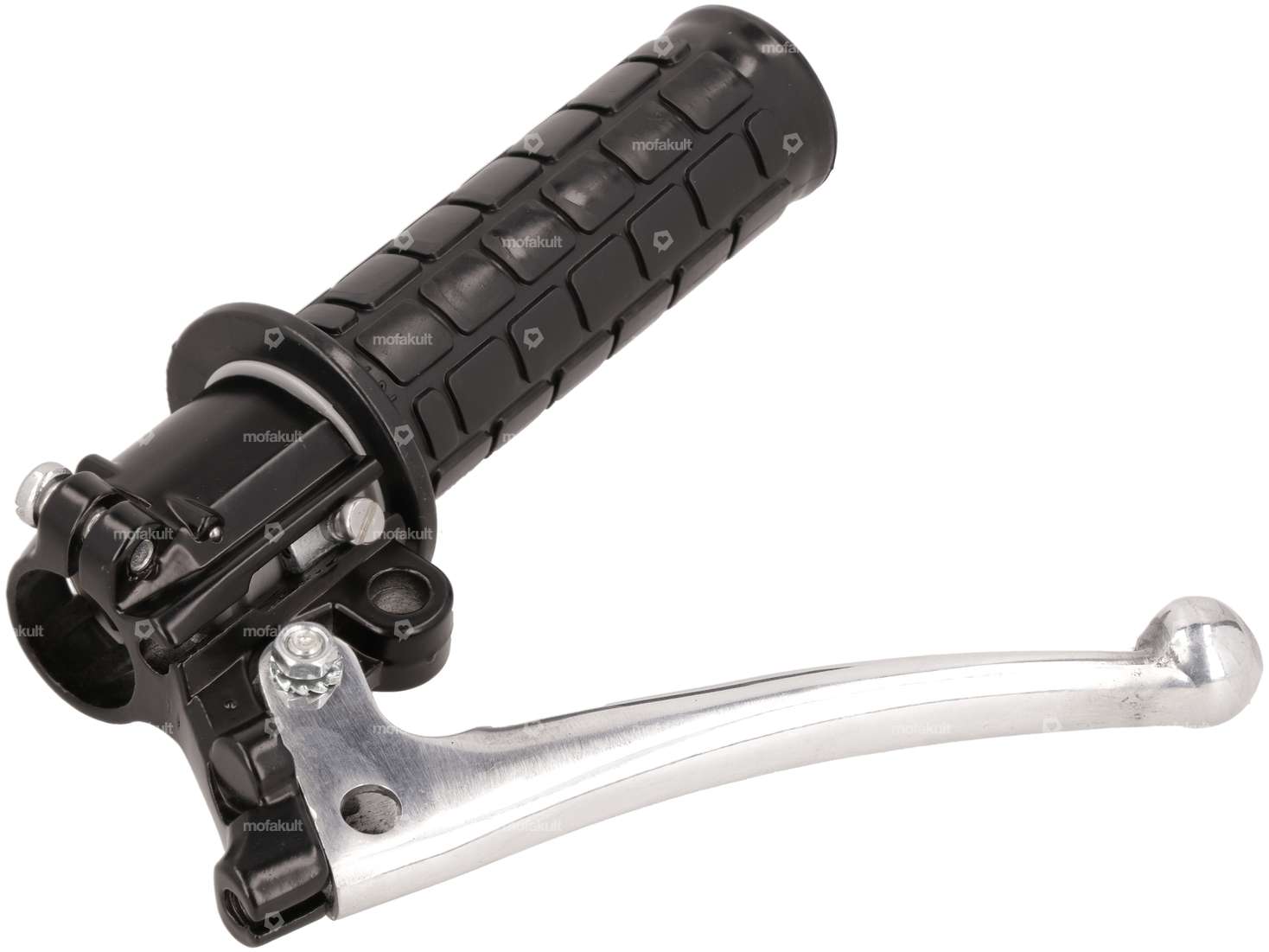 Throttle grip block pattern (Magura replica) black Carousel Image 2