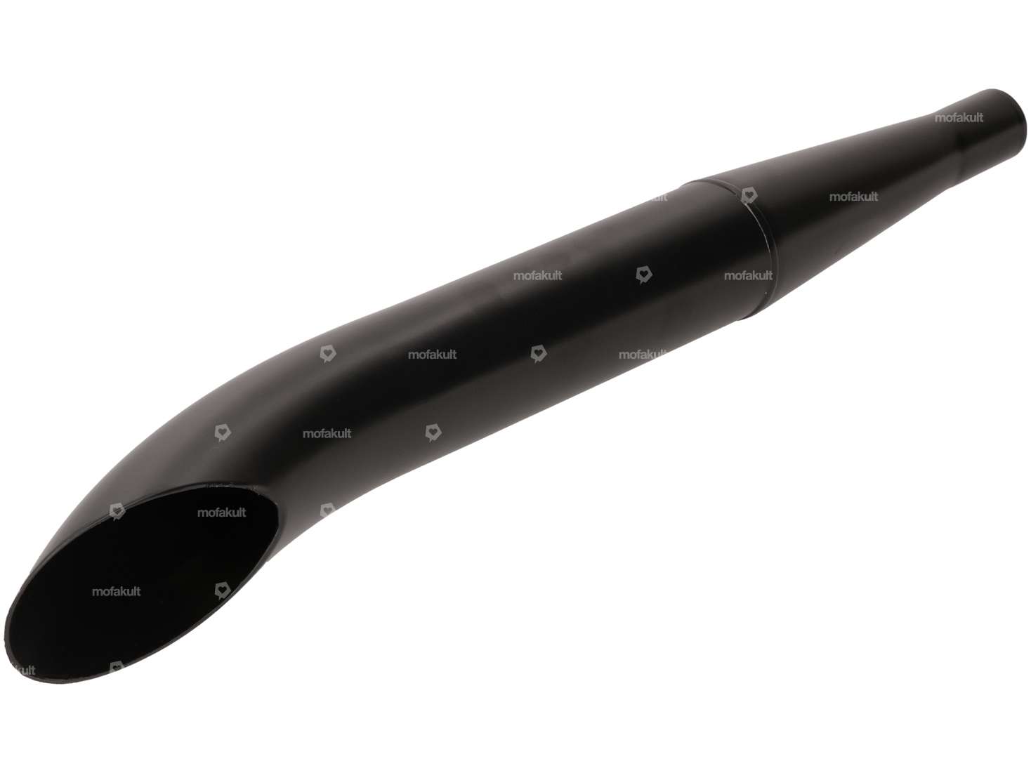 Sidepipe silencer Ø 32 / 60 mm black Carousel Image 3