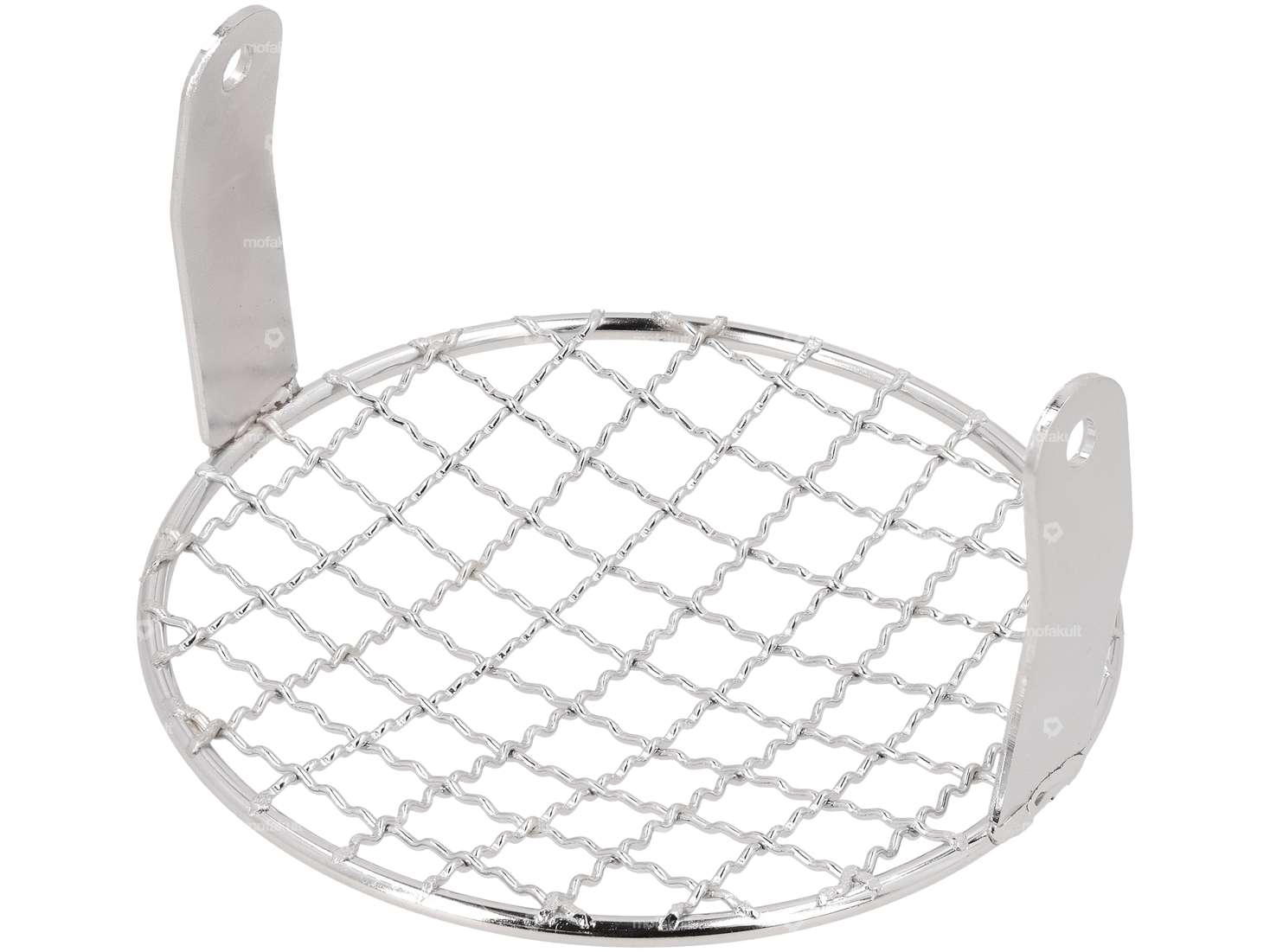 Lamp grille round chrome Carousel Image 2