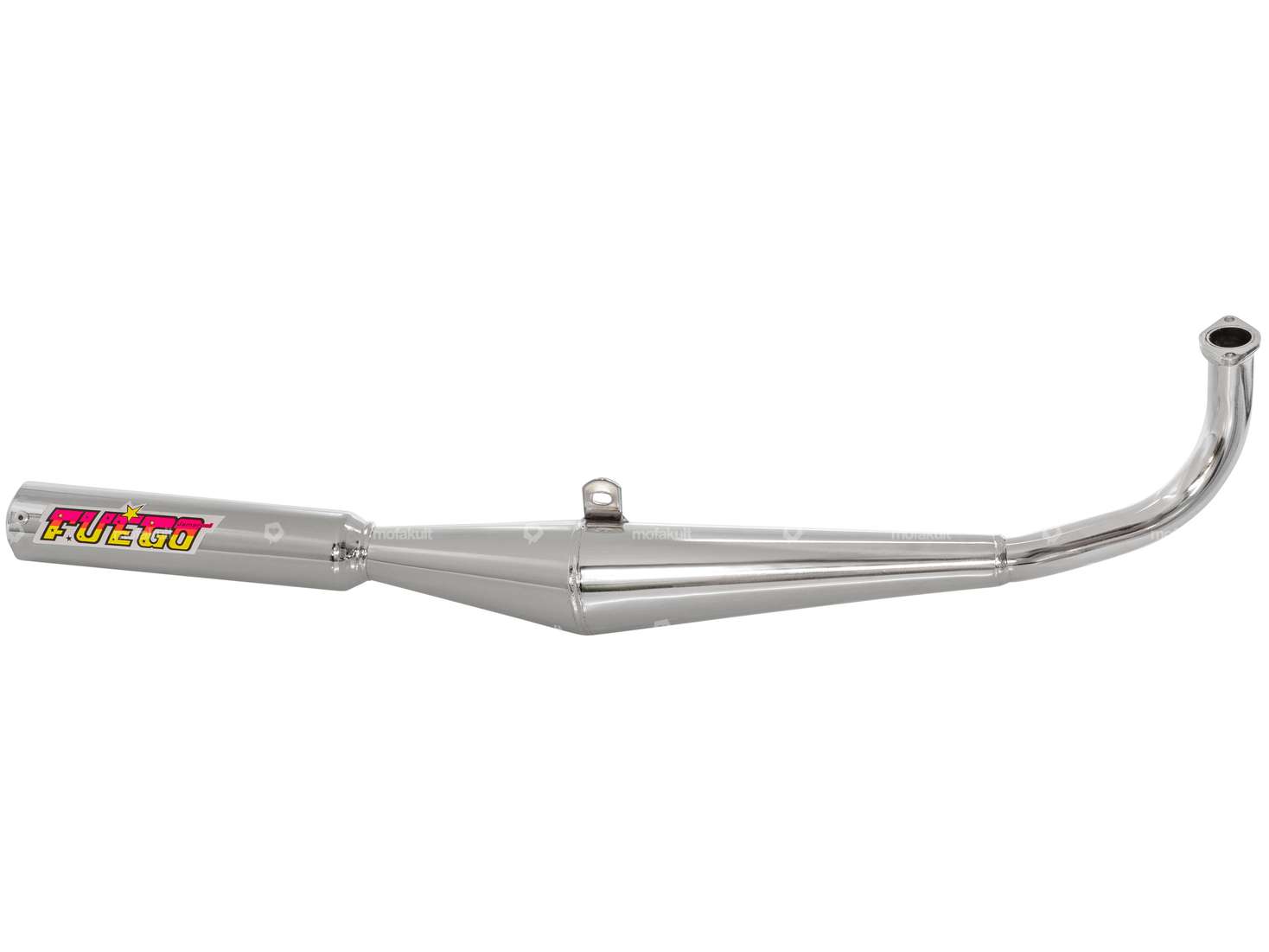 Jamarcol Fuego exhaust 28 mm chrome | Tomos Carousel Image 1