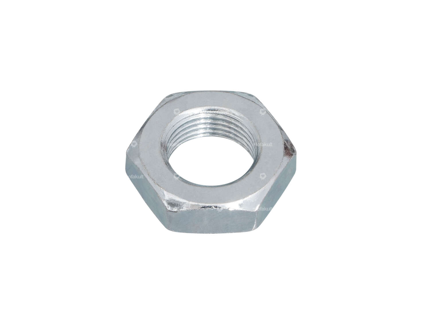 Nut M12x1 x 5 SW19 Wheel nut galvanized Carousel Image 1