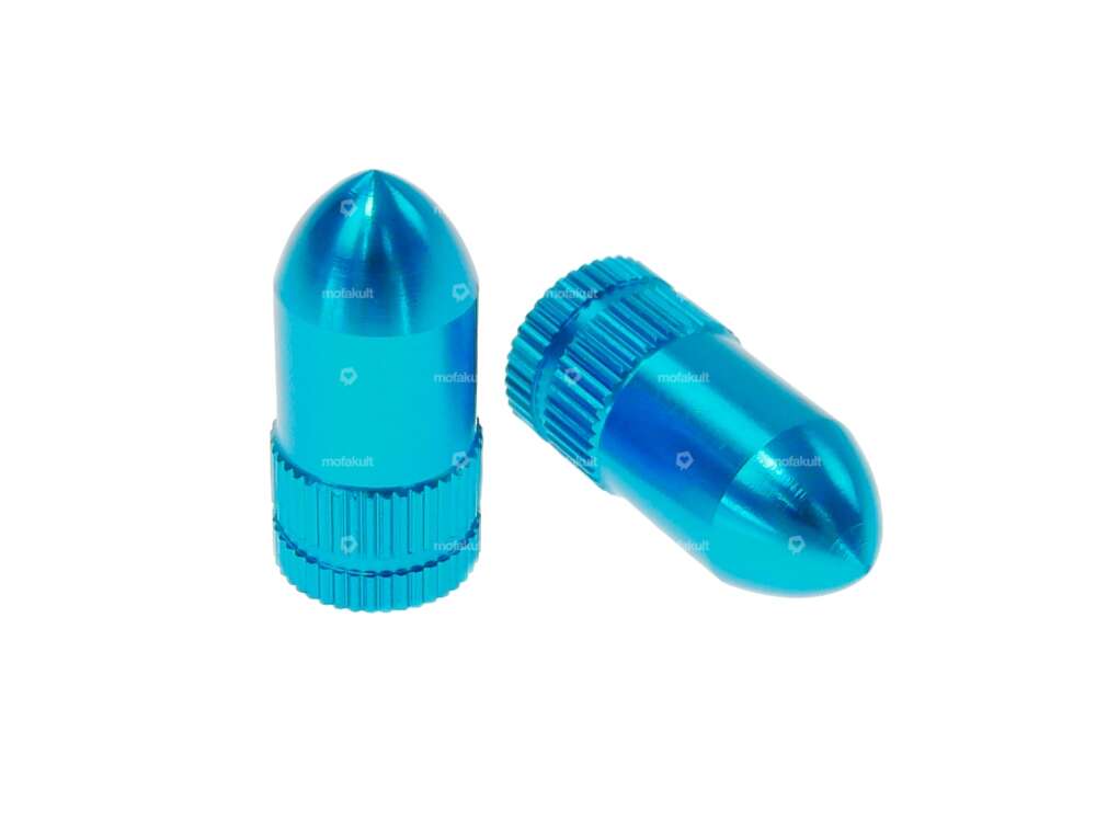 Valve caps Rocket blue Carousel Image 1
