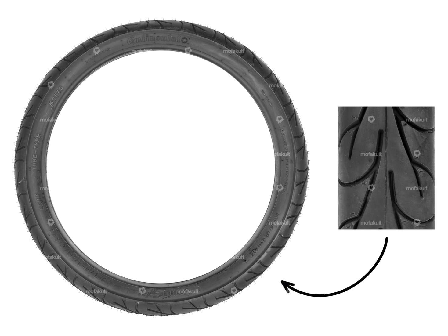 Continental Go 2.25 x 17" tires Semi-Slick Carousel Image 1