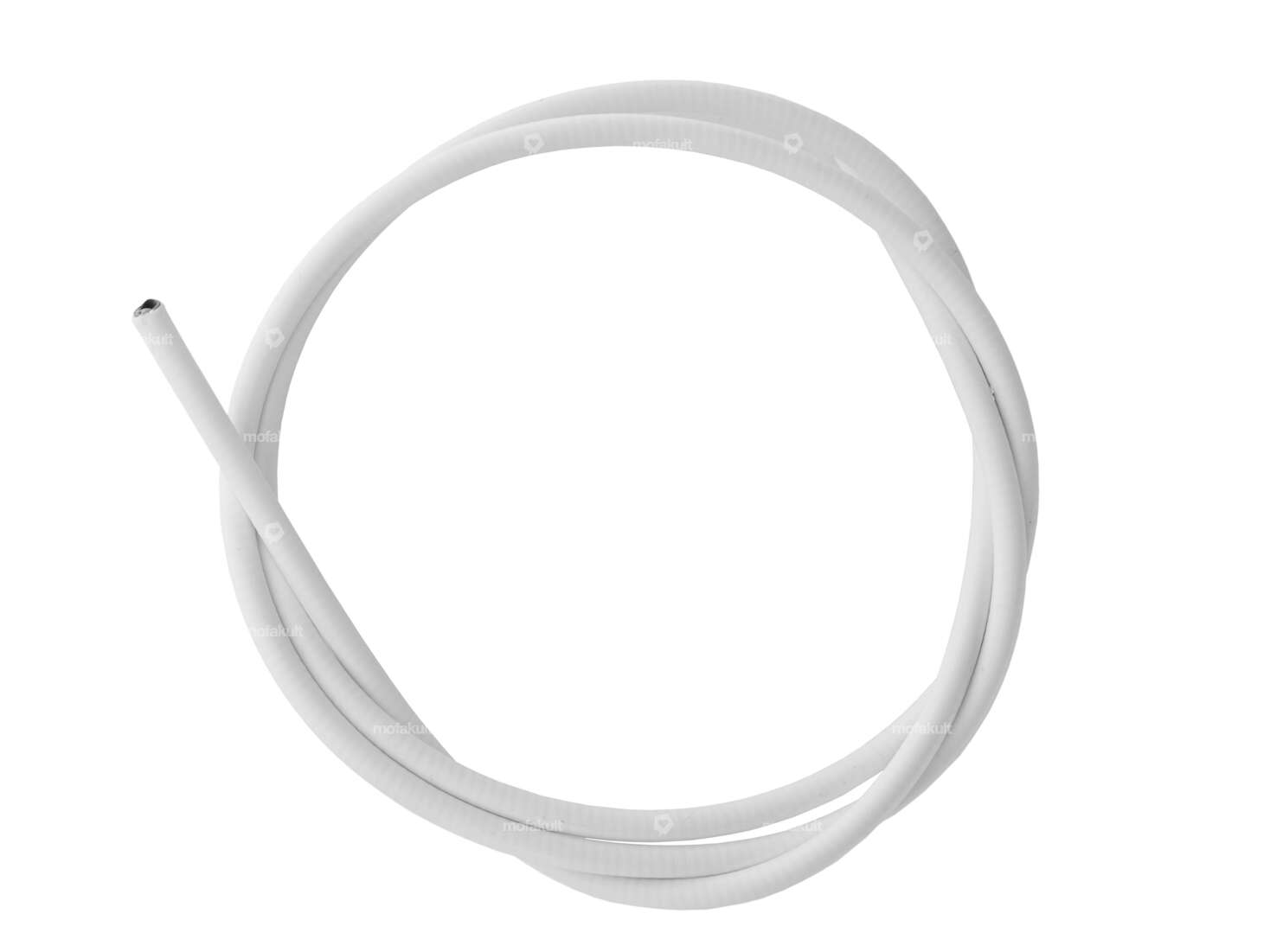 Cable sheath Ø 5 mm white (per meter) PTFE inner sheath Carousel Image 1