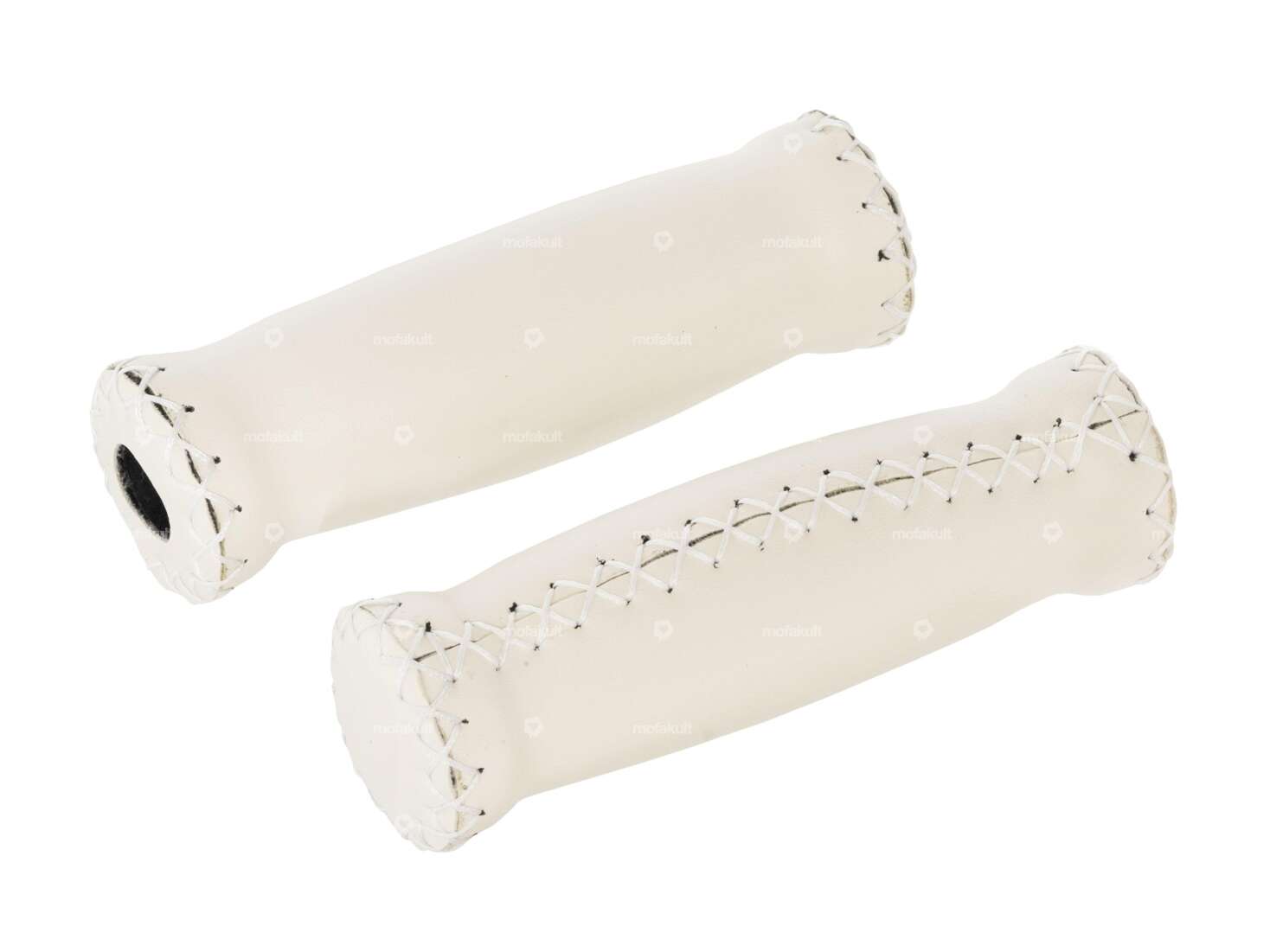 Handles imitation leather ivory Carousel Image 1