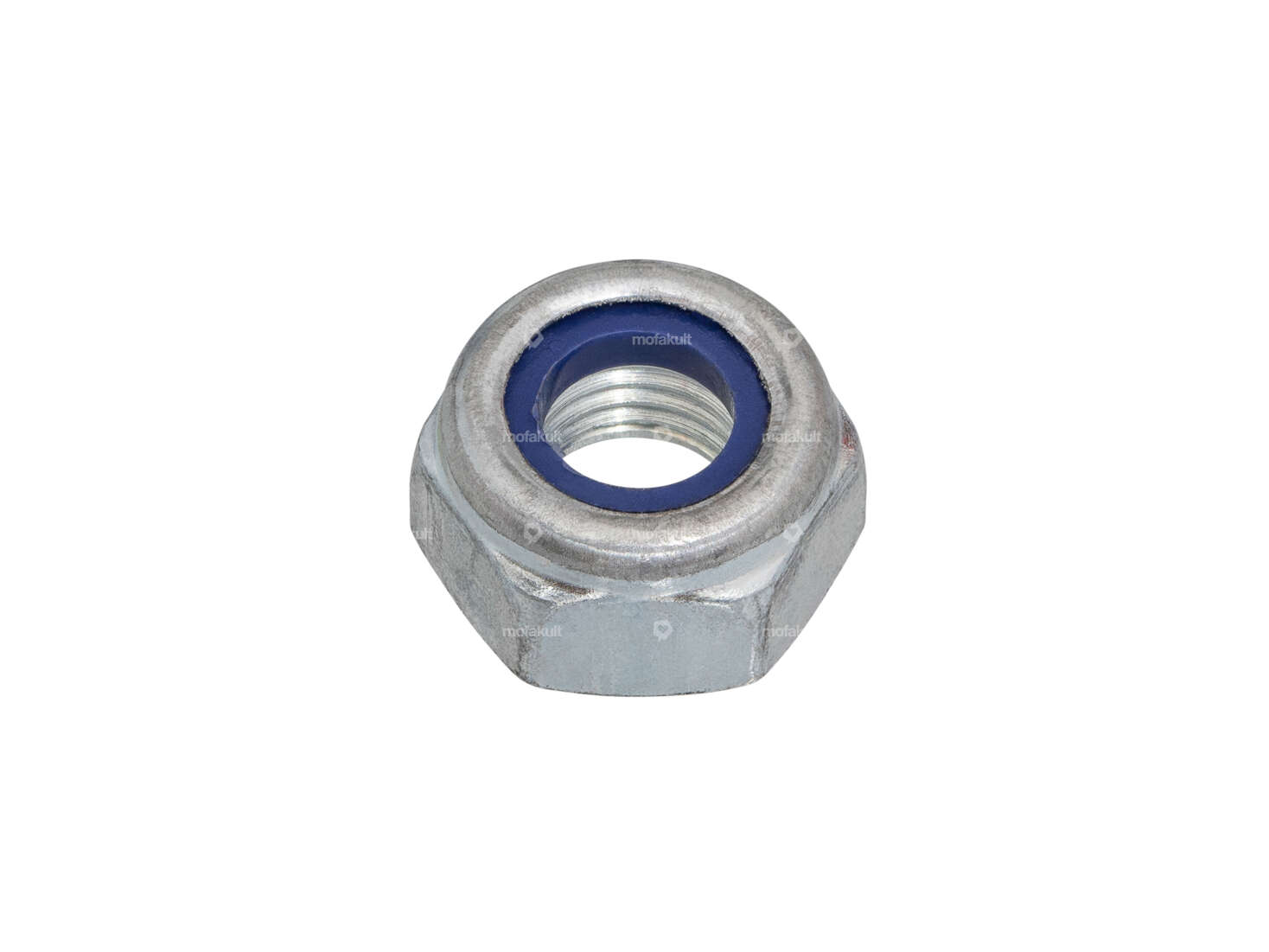 Stop nut M10x1.25 fine thread galvanized (10 strength) Carousel Image 1
