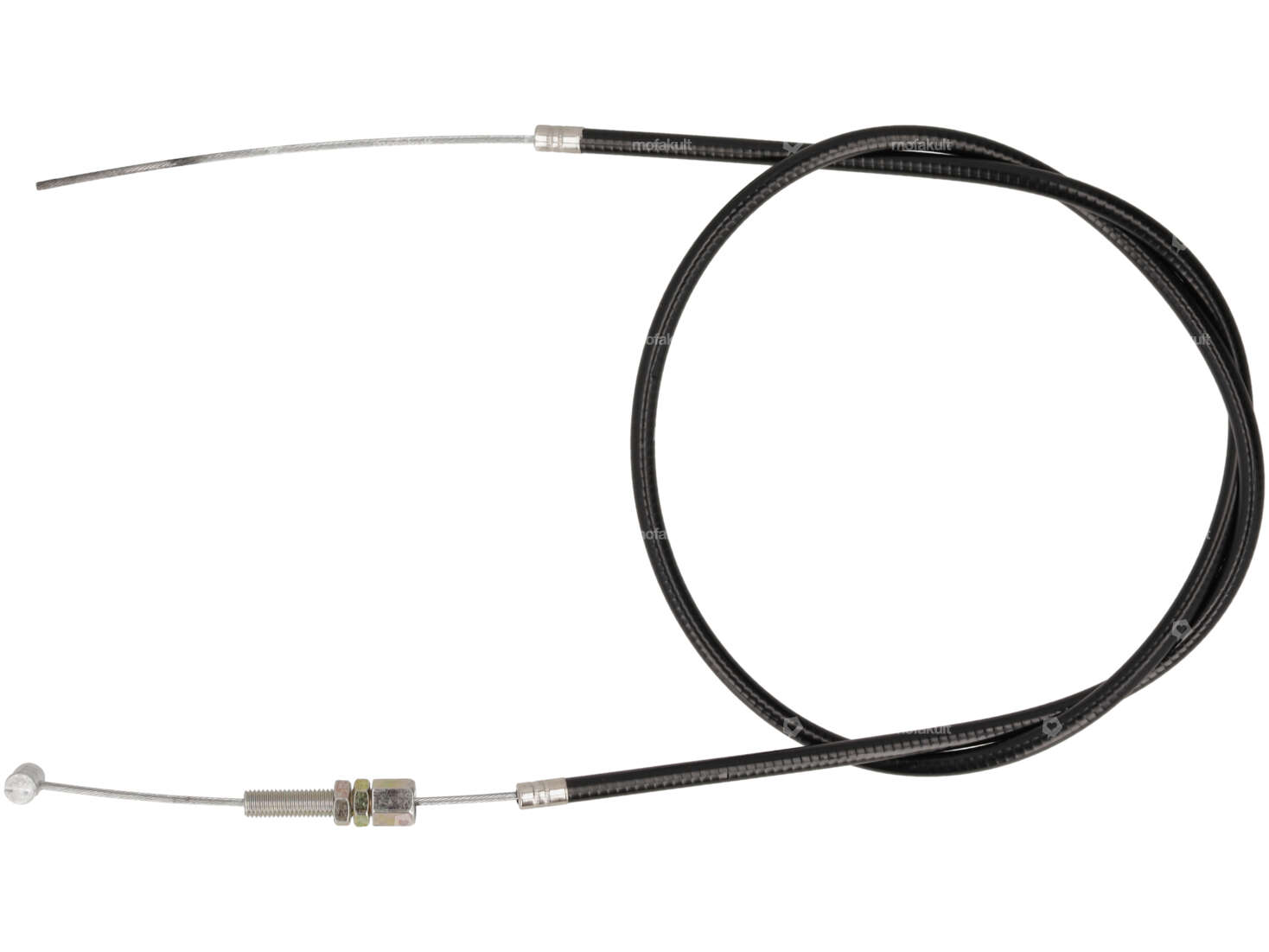 Clutch cable one-sided with adjusting screw black NOS | Puch Maxi Carousel Image 1