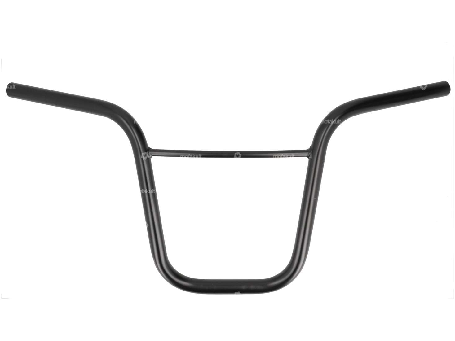Handlebar fork plate 30 cm curved with strut black Carousel Image 1