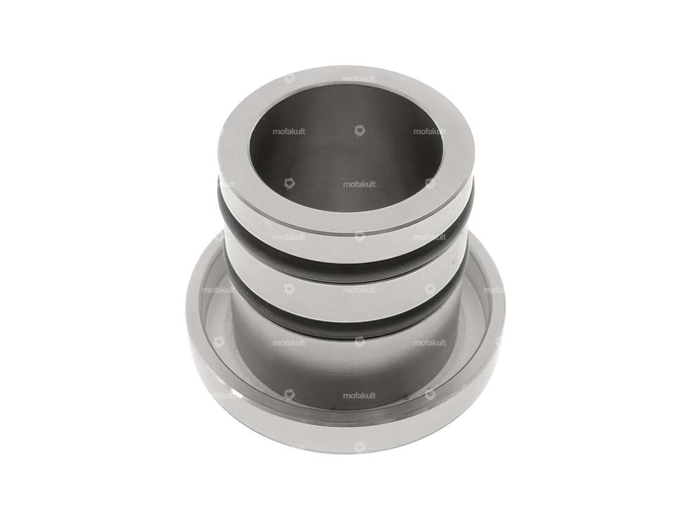 66HEROES Tank cap round (to plug in) Inox | Puch Maxi Carousel Image 2