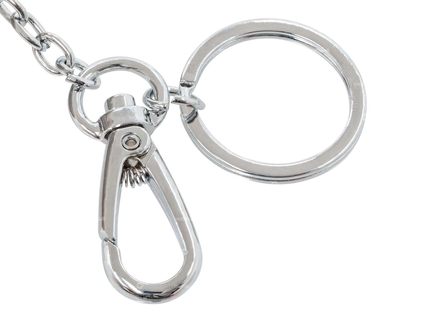 Fox tail pendant blue fox (real fur) Carousel Image 2