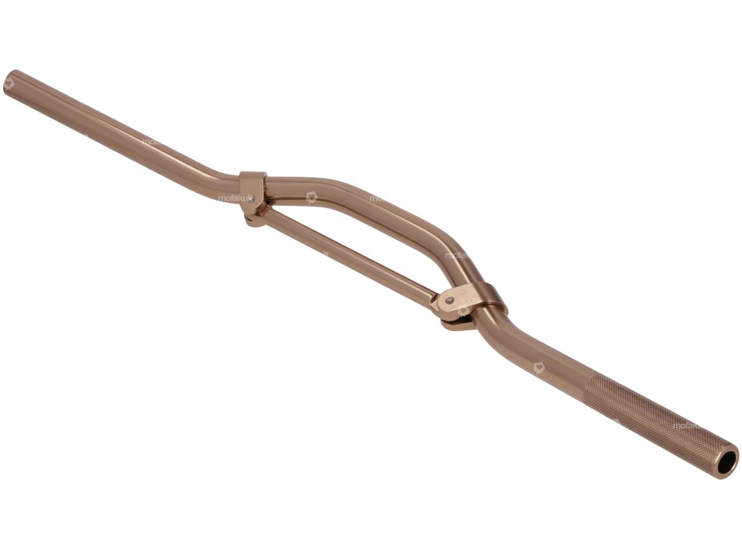 66HEROES racing handlebar fork plate 7 cm aluminum titanium-grey Carousel Image 2