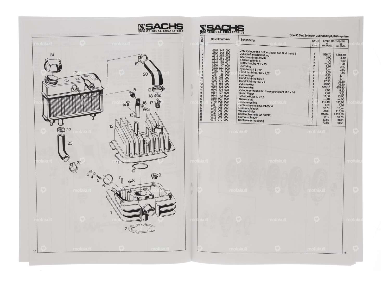 Spare parts and price list 1980 | Sachs 50 S, 50 SW Carousel Image 3