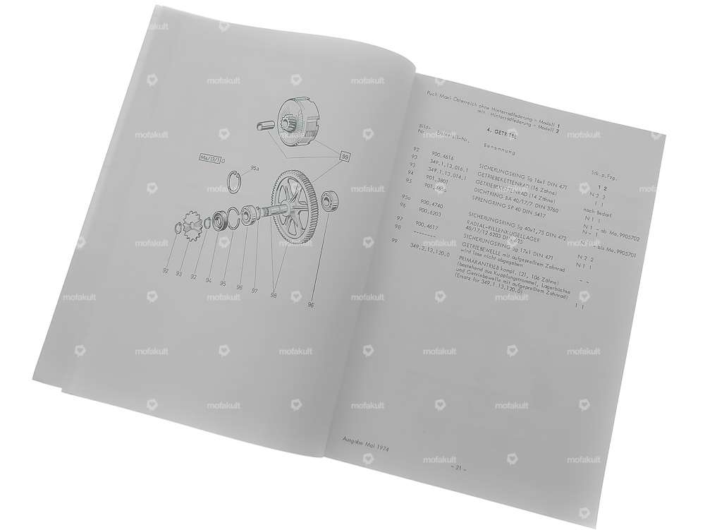Spare parts catalog | Puch Maxi S, N (AT) Carousel Image 5