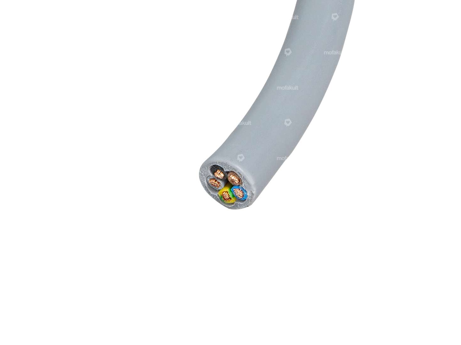 Power cable 5-core gray 0.75mm² (per meter) Carousel Image 2