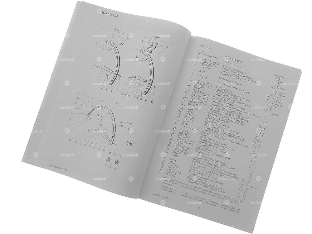 Spare parts catalog | Puch X30 S, L, LA (Velux) Carousel Image 5