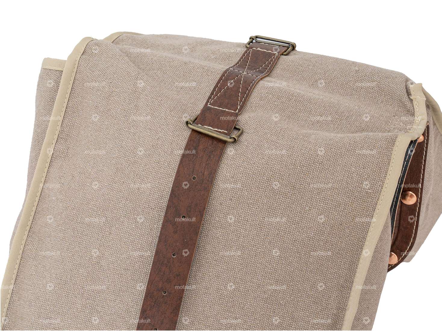 Luggage bag Oldschool brown Carousel Image 3