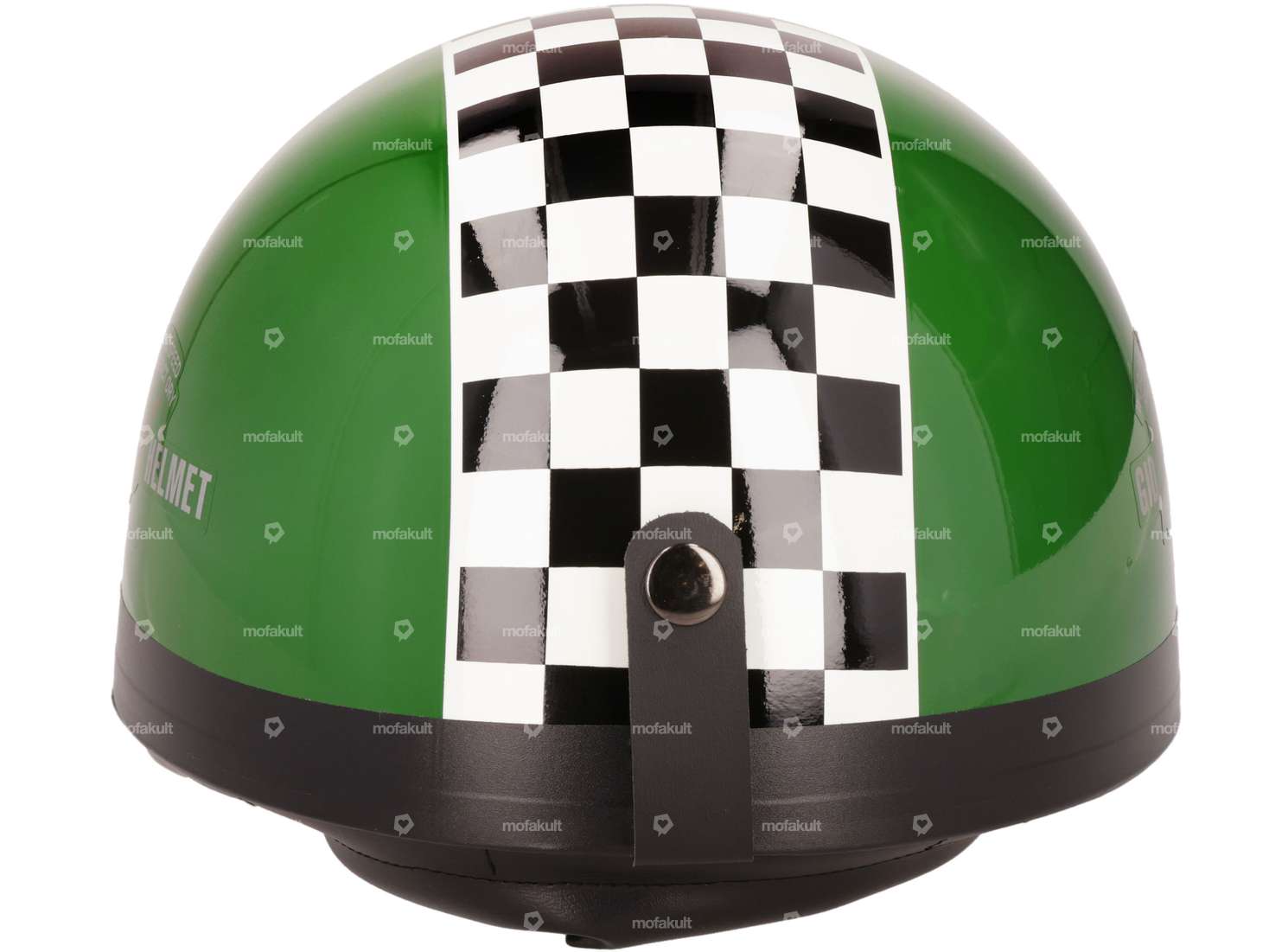 Pot helmet green with target flag Carousel Image 3