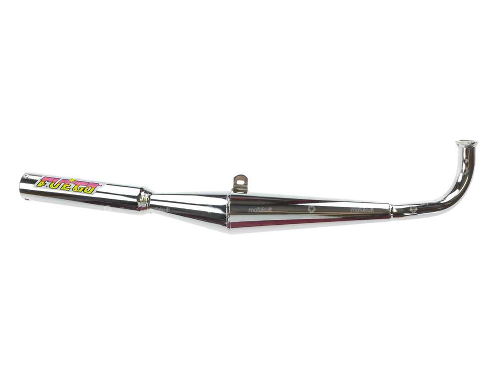 Jamarcol Fuego exhaust 28 mm chrome | Tomos Carousel Image 1