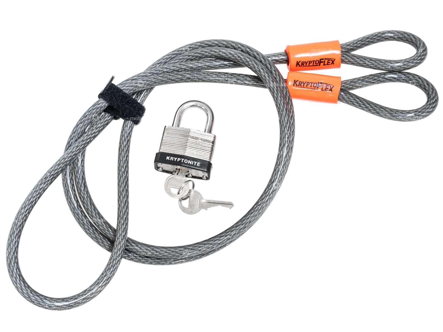Kryptonite security cable incl. lock 220 cm Carousel Image 1