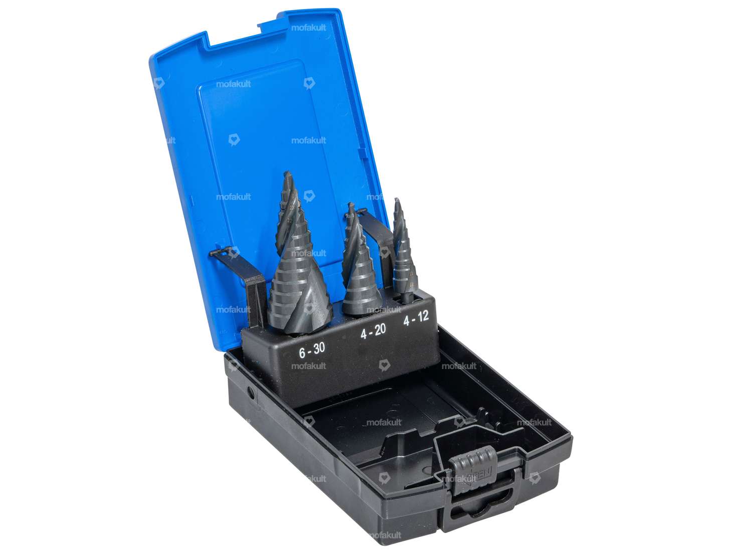BGS step drill Ø 4 - 30 mm HSS nitrided 3 pcs. Carousel Image 1