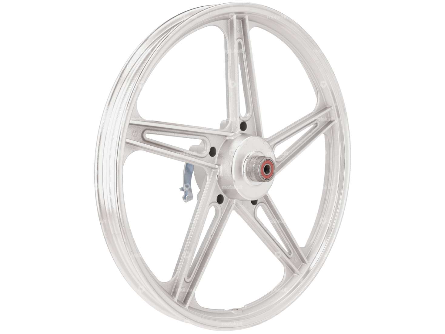 Wheel set 17" cast silver (5 spokes) | Peugeot 103 Carousel Image 3