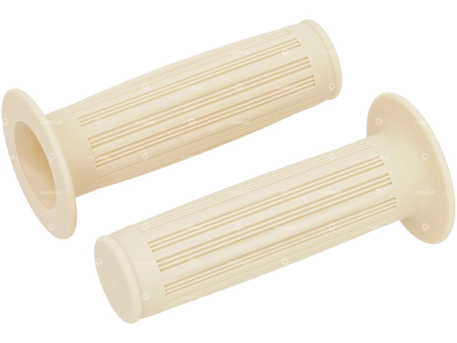 Automatic grips Magura-Look cream matt Carousel Image 1