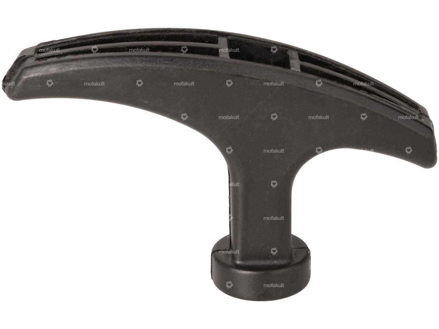 Pull rope starter handle black plastic Carousel Image 3