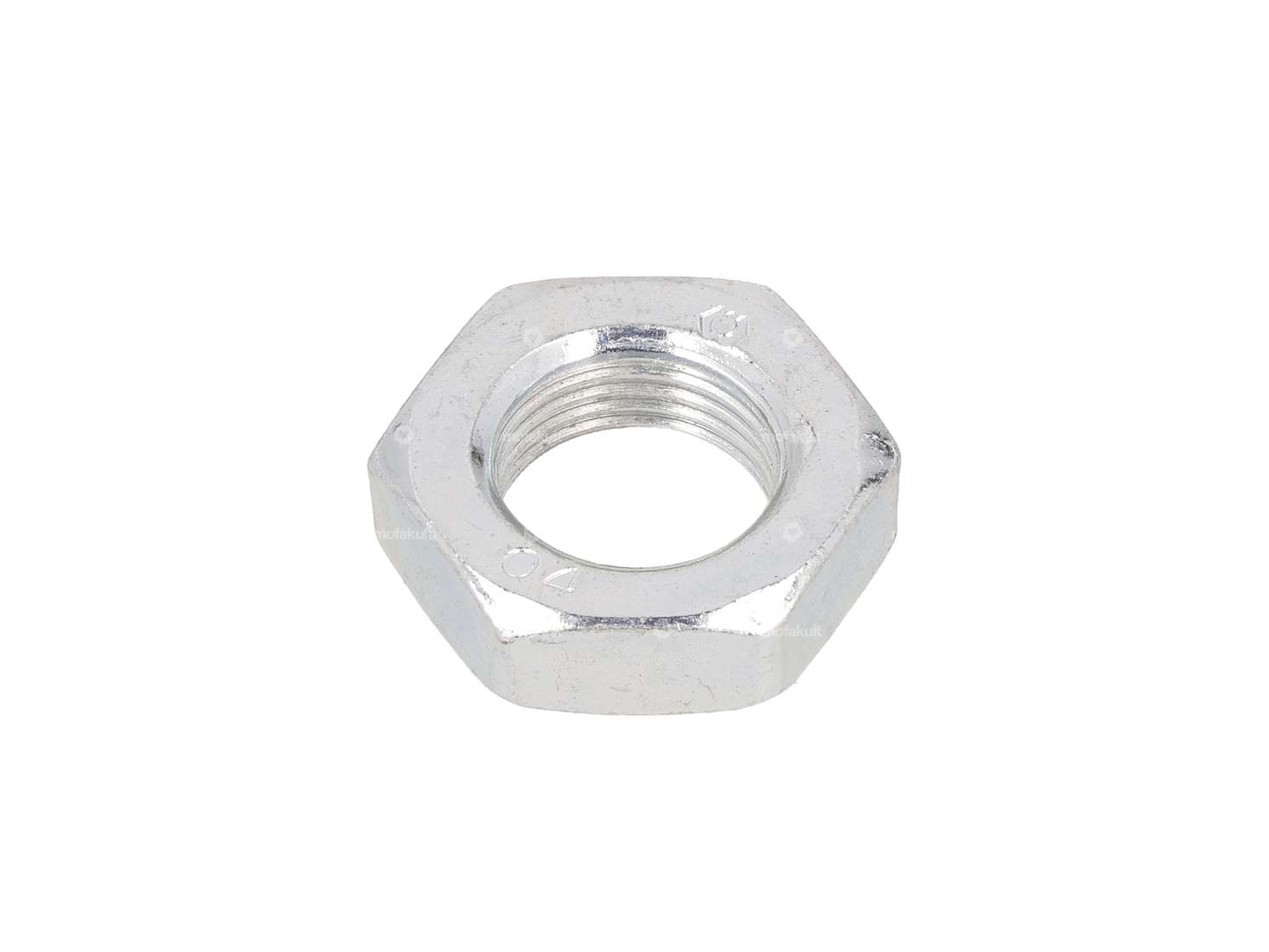 Nut M12x1 x 7 SW19 Wheel nut galvanized Carousel Image 1