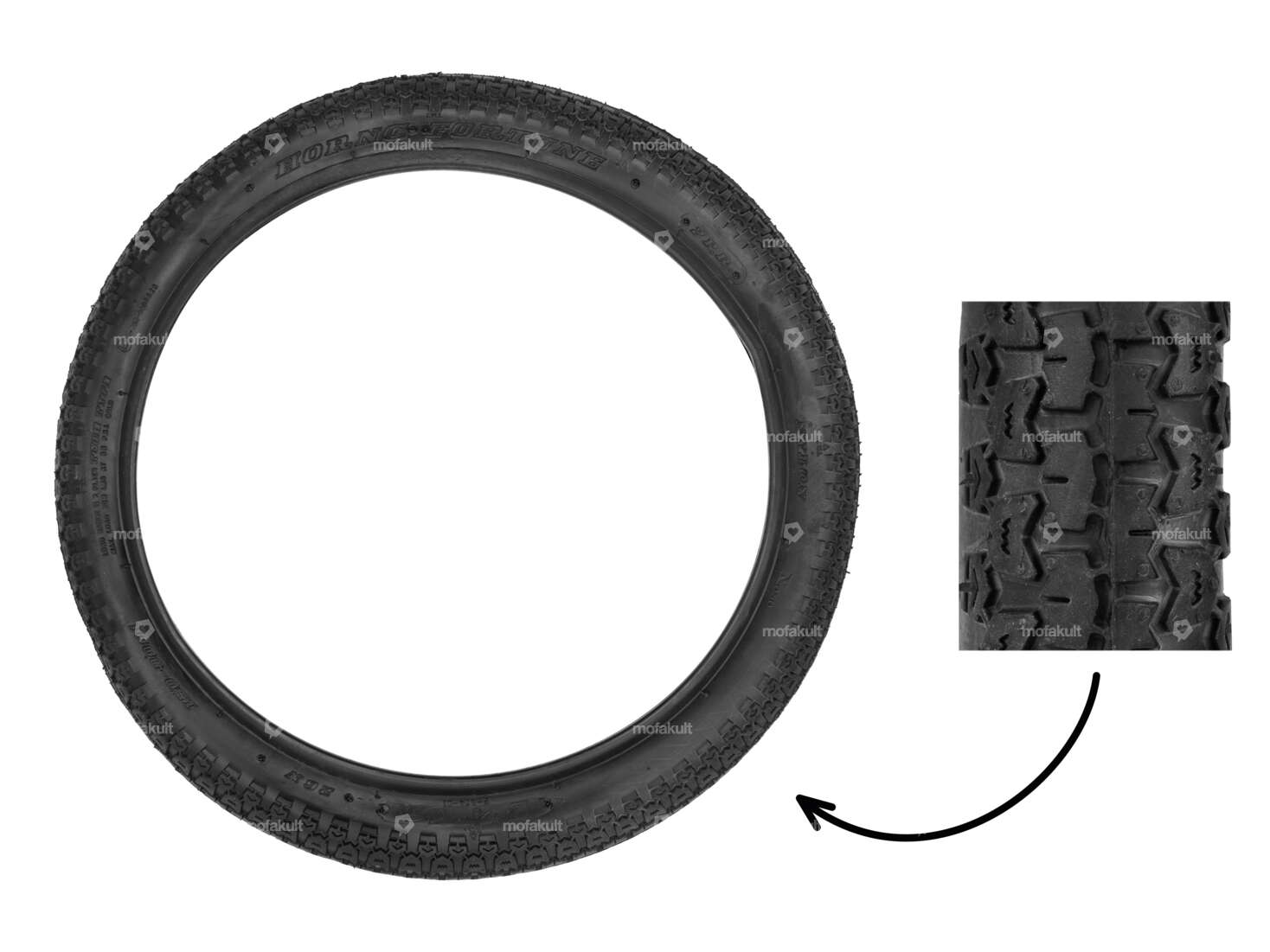 Fortune 2.25 x 16" tires F-874 2 P.R. Allround Carousel Image 1
