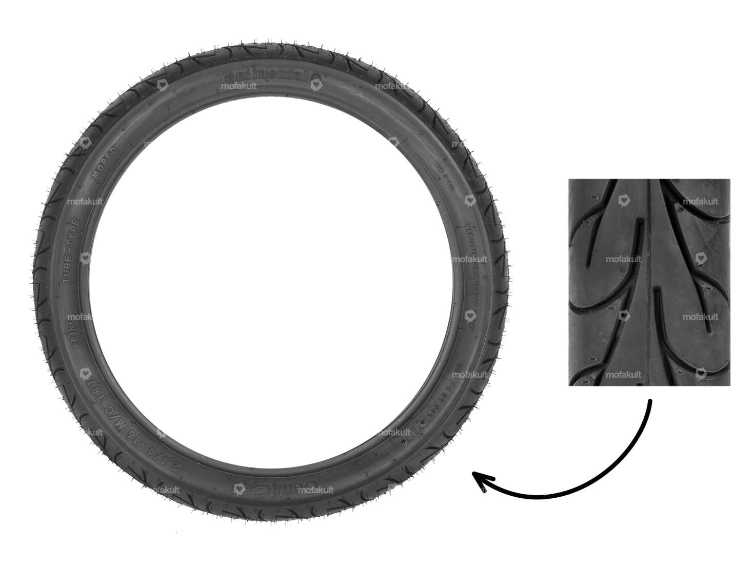 Continental Go 2.25 x 16" tires Semi-Slick Carousel Image 1