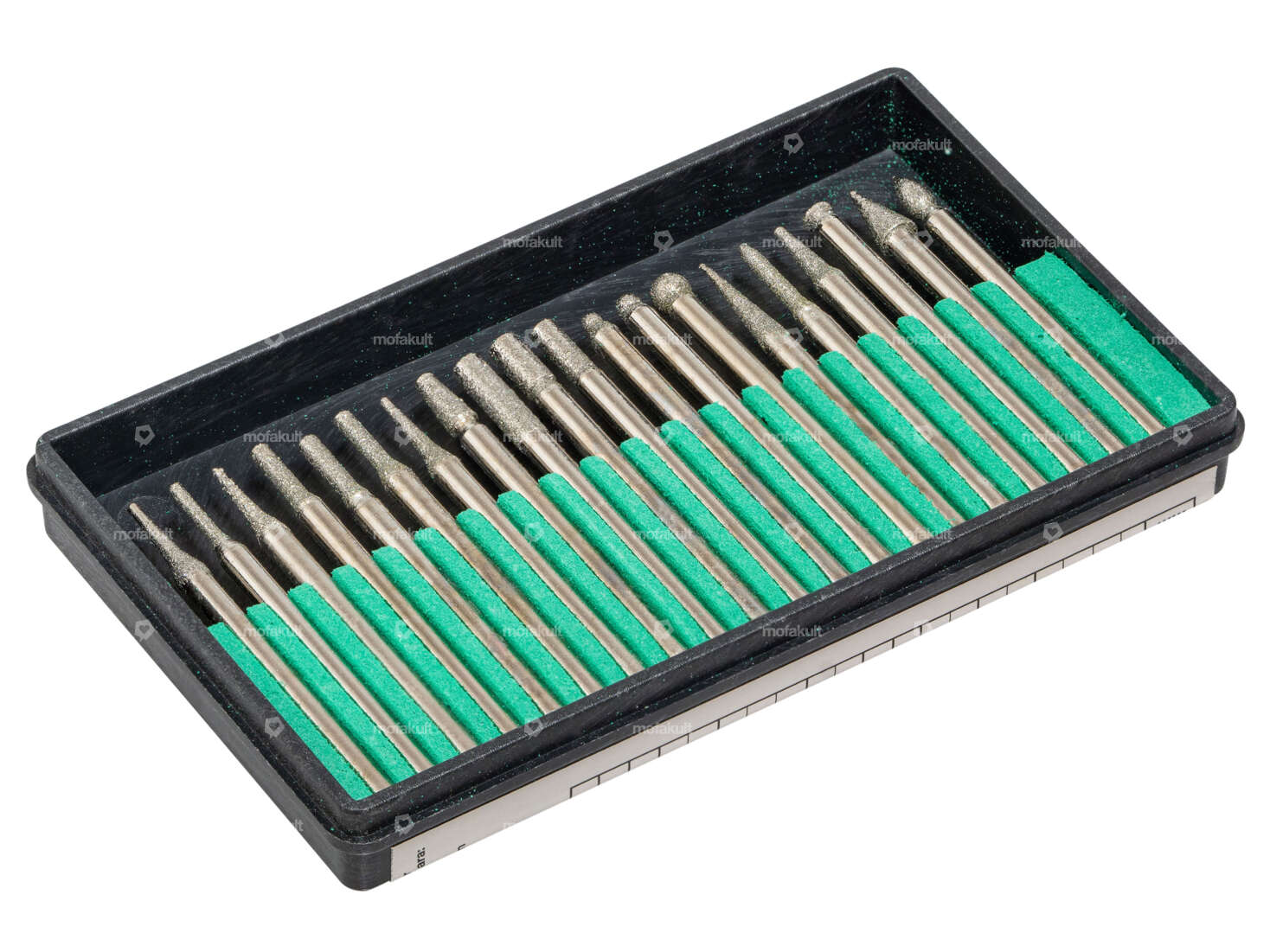 BGS Diamond grinder set small 20 pcs (3 mm holder) Carousel Image 1