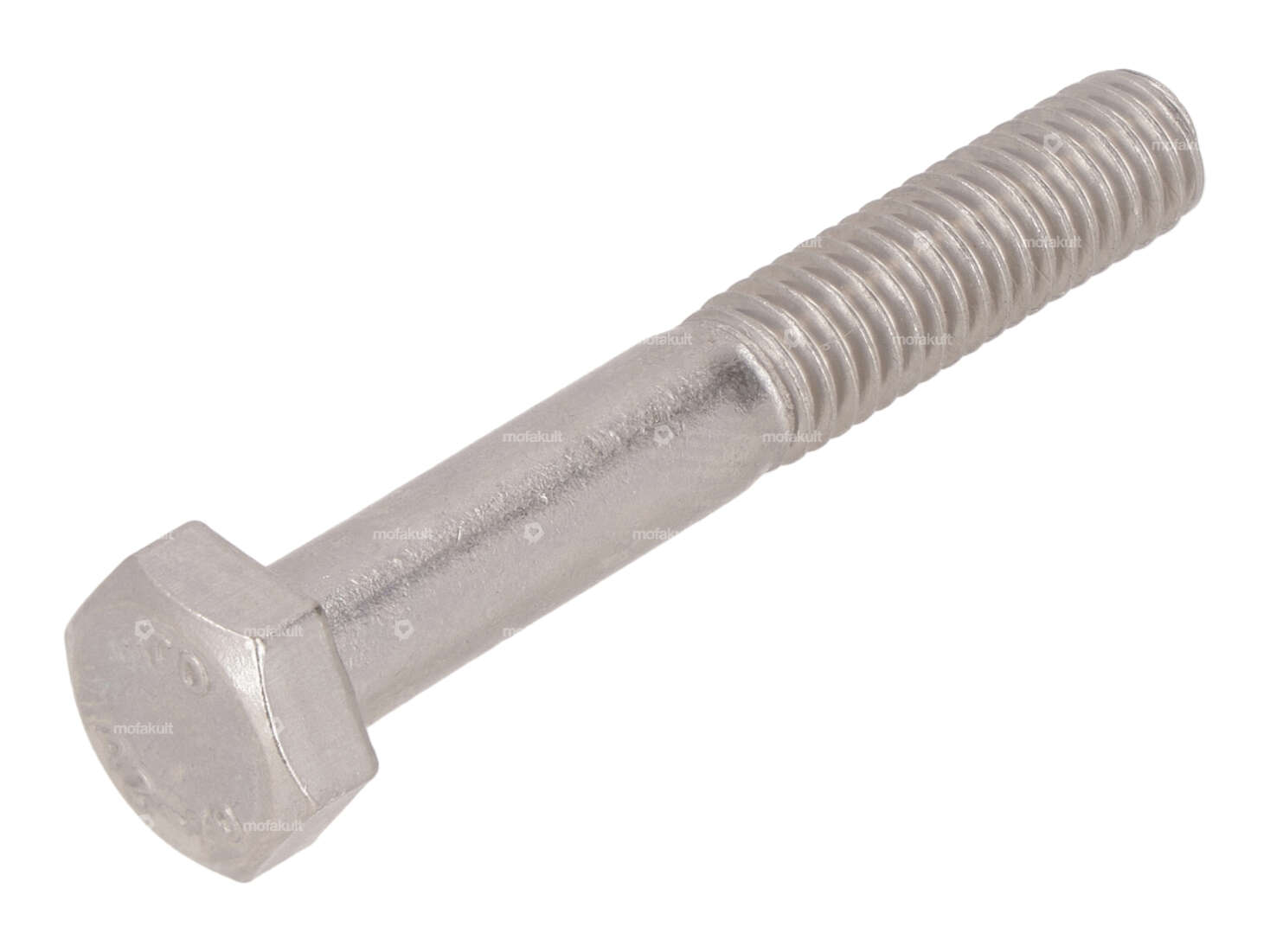 M6x40 hexagon head screw with stainless steel shank Carousel Image 1