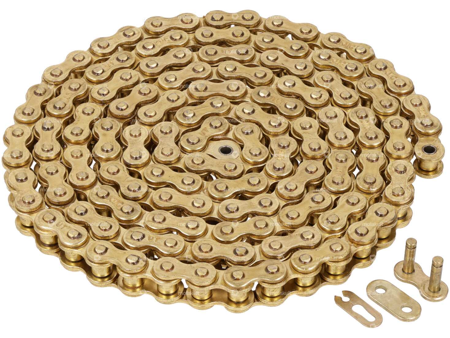 KMC drive chain gold small motorcycle 420H (reinforced) 144L Carousel Image 1