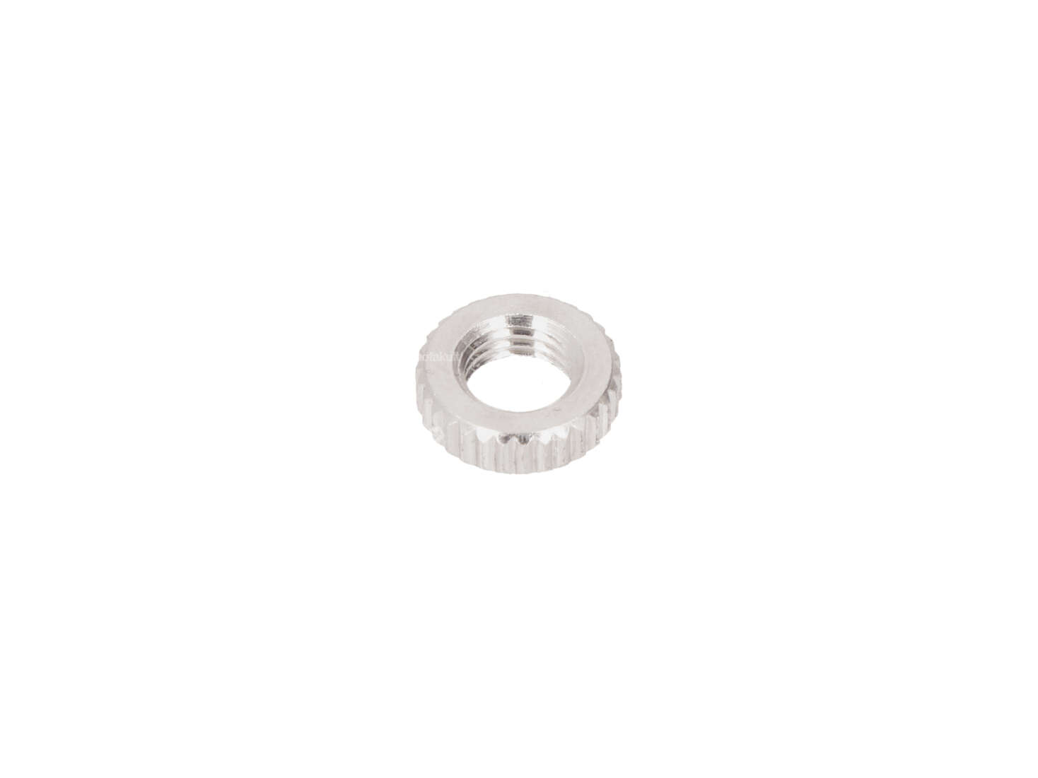 Nut M6x0.75 Carburetor pipe bend aluminum knurled Carousel Image 1