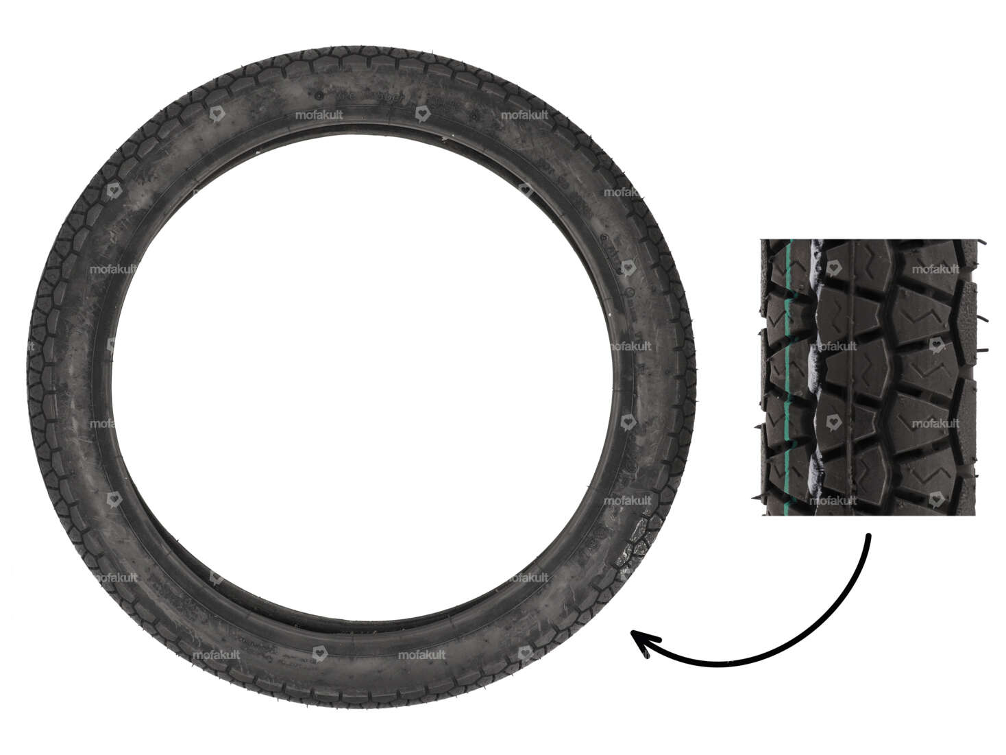 VeeRubber 2.50 x 17" tires VRM125 (V125) Allround Carousel Image 1