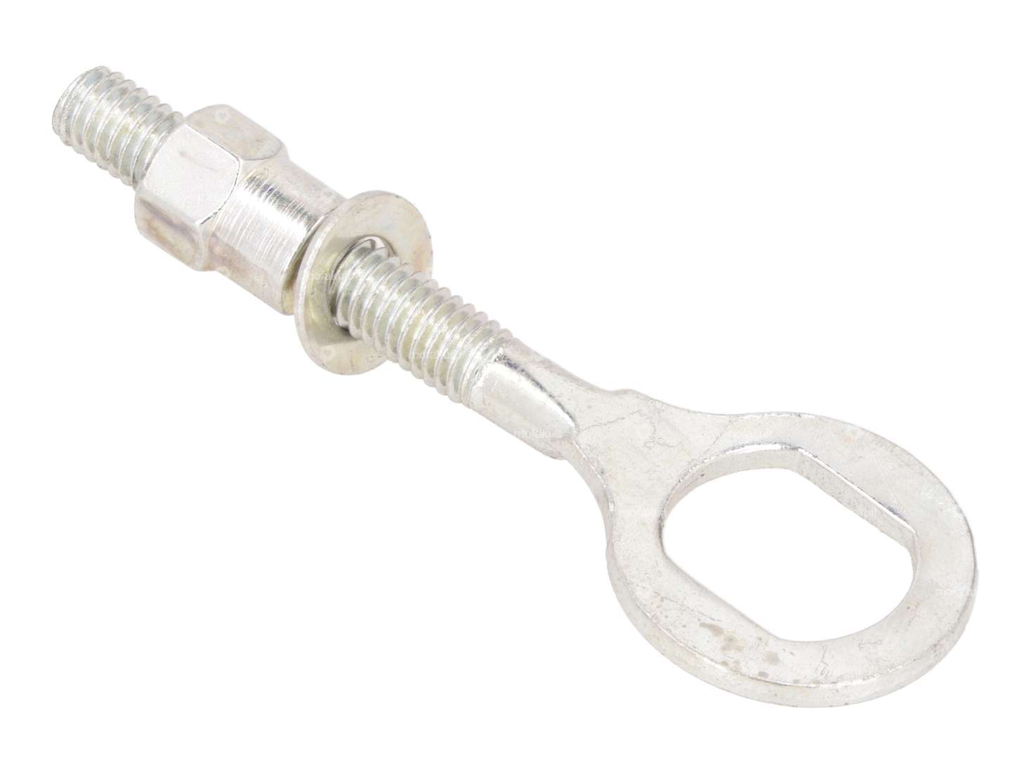 Wheel clamp Ø 15.9 / SW13 mm M6 washer straight galvanized Carousel Image 2