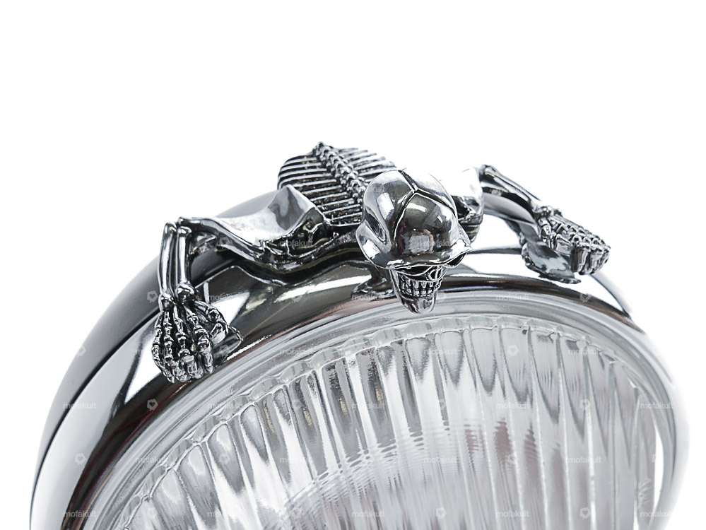 Visor Skull large chrome Carousel Image 5