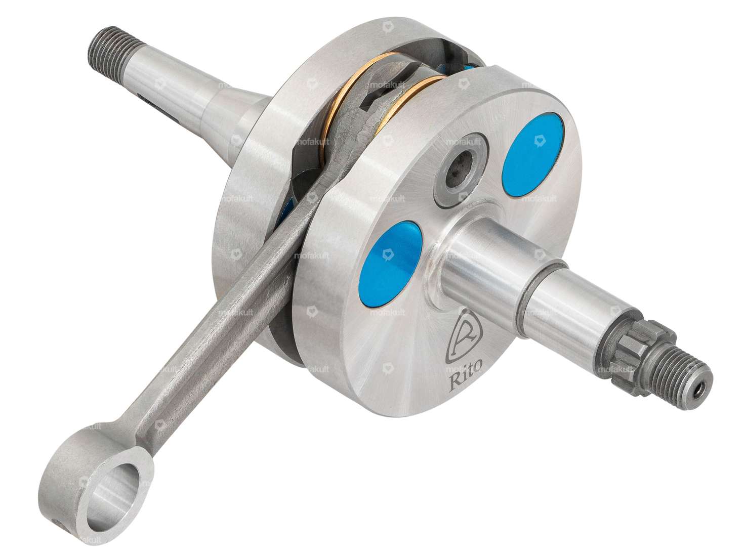 Rito crankshaft full cheeks (KoBo 10 mm) | Puch MS50 Carousel Image 2
