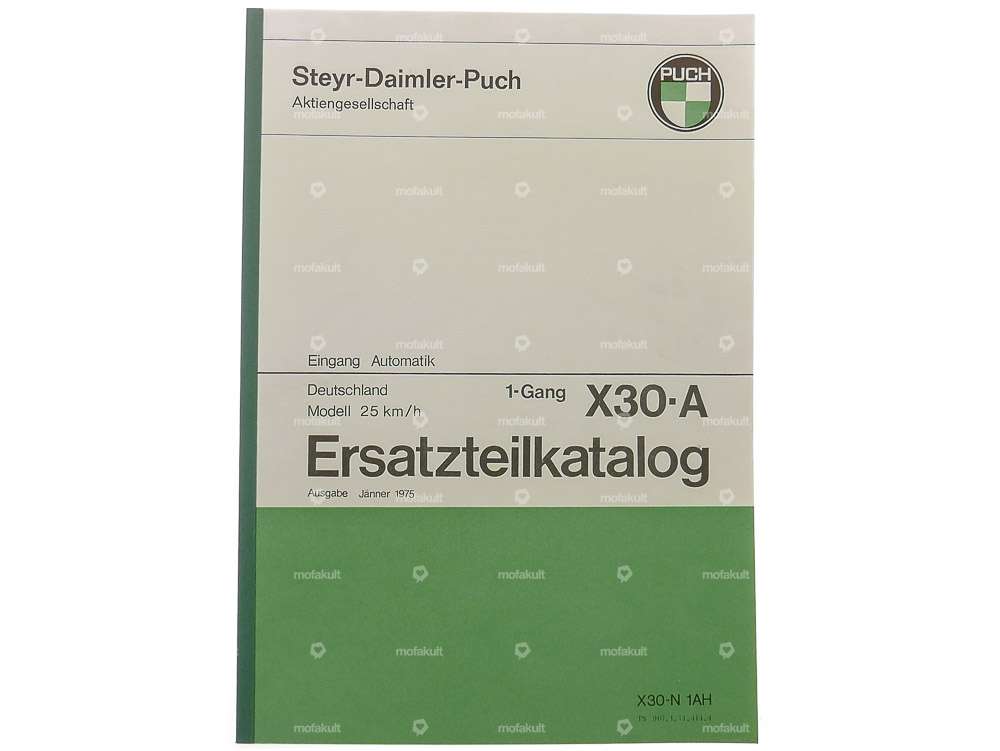 Spare parts catalog | Puch X30-A (DE) Carousel Image 1