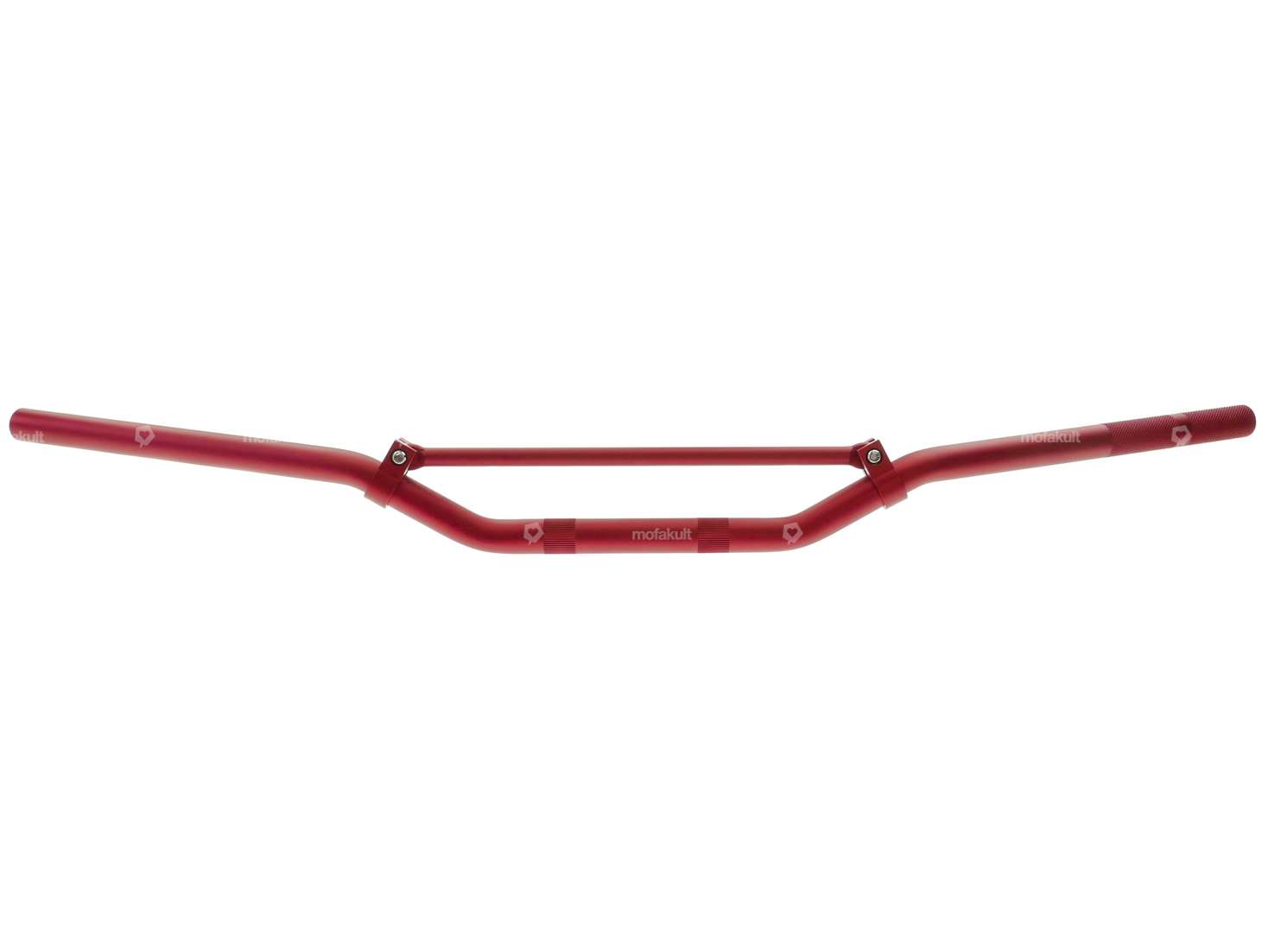 Racing handlebar fork plate 8 cm / wide aluminum red Carousel Image 1