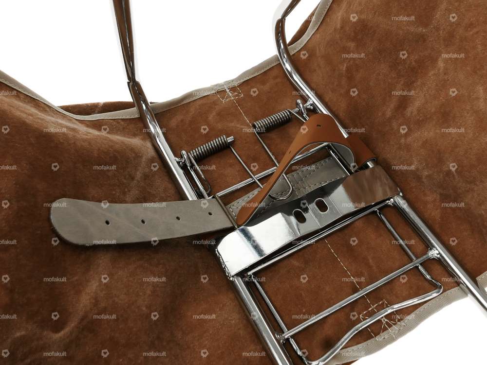 Luggage bag Oldschool brown Carousel Image 5