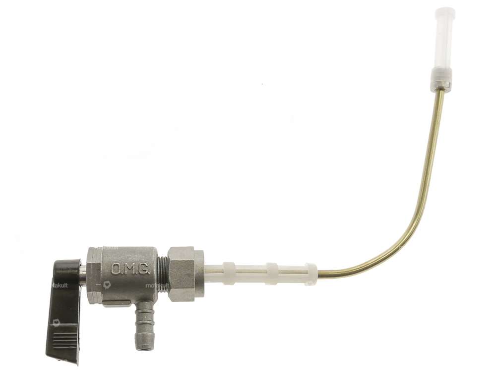 OMG fuel tap horizontal M12x1 (with union nut) outgoing at the bottom Carousel Image 1