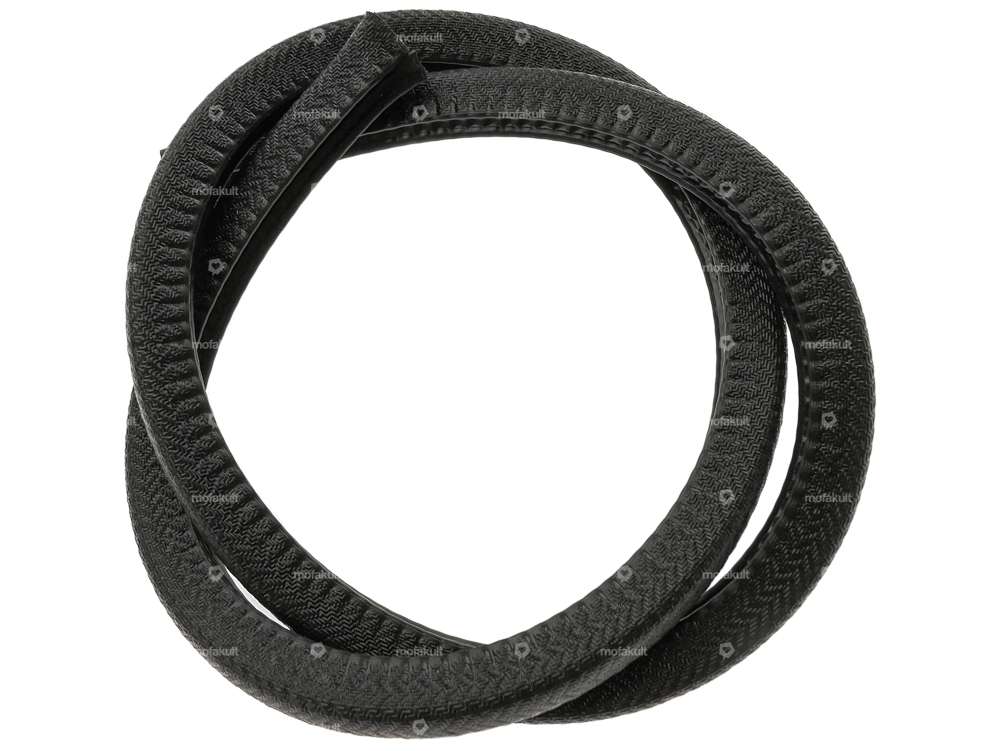 Edge protection 4 - 6 mm black reinforced (per meter) Carousel Image 1